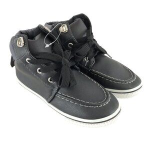 GX Toddler Boys Boots Lace Up Faux Leather Black Size 11